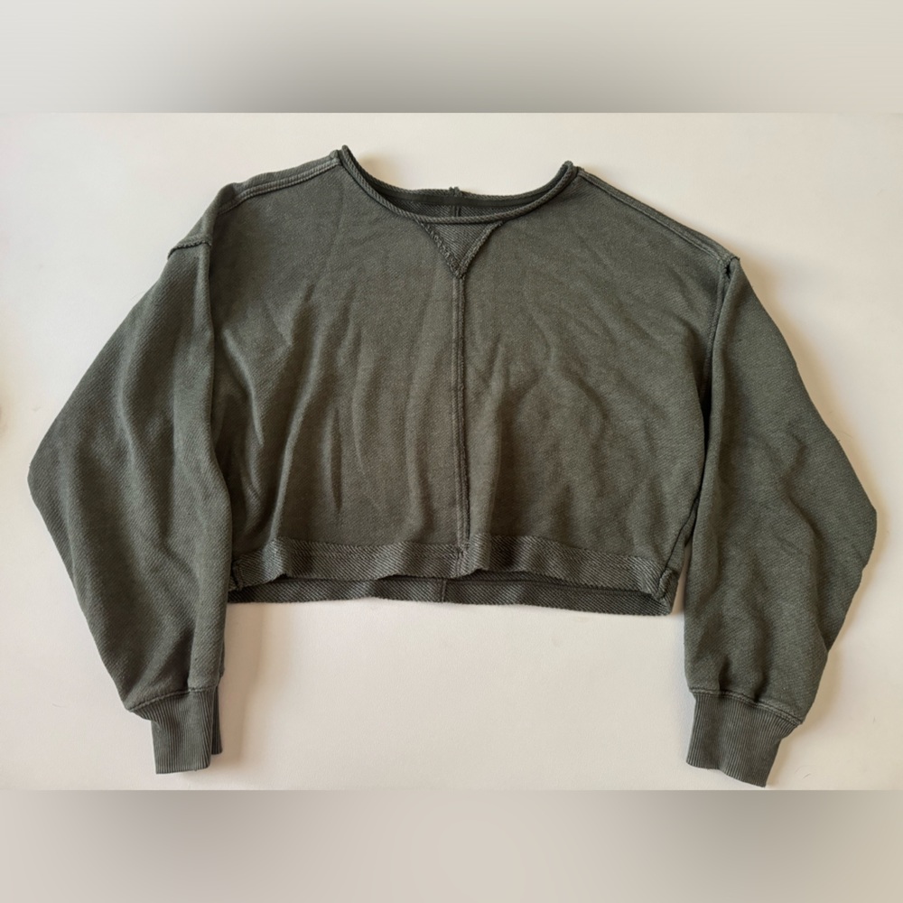 Aerie Dark Green Sweater size Small.